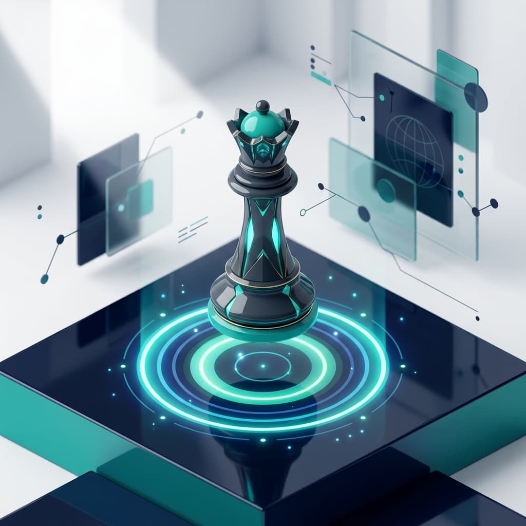Positioning phase — strategic brand positioning chess master visualization